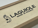 New Old Stock Laguiole Made in France Ebony Handled Carving Boxed Presentation Set