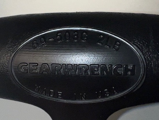 Gearwrench USA made 2lb Dead Blow Mallet / Hammer with Fiberglass Handle - Cardon Tools