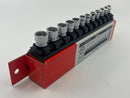 Koken made in Japan Z-series 1/4" Dr. 12 pc ULTRA SHALLOW  Socket Set 4-14 MM 6 Point  RS2400MZ/12