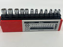 Koken made in Japan Z-series 1/4" Dr. 12 pc ULTRA SHALLOW  Socket Set 4-14 MM 6 Point  RS2400MZ/12