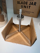 New Old Stock 1960's BARD PARKER Stainless Steel 6" Diameter Canister with Lid ( Medical Blade Jar) - Cardon Tools