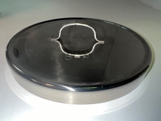New Old Stock 1960's BARD PARKER Stainless Steel 6" Diameter Canister with Lid ( Medical Blade Jar) - Cardon Tools