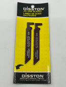New Old Stock DISSTON Canada Bayonet Style HSS Metal Cutting Jig Saw blades 2 pack 10 Teeth