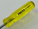 Beautiful New Old Stock PROTO USA Made Narrow Extra Long Slotted Screwdriver ( 3/16" x 15-1/2") - Discontinued