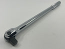 Proto USA 15-5/8" OAL 1/2" Dr. Flex Handle Breaker Bar with Full Polish Chrome Finish