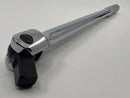 Proto USA 15-5/8" OAL 1/2" Dr. Flex Handle Breaker Bar with Full Polish Chrome Finish