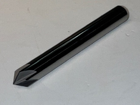 KEO USA Made 55804  1/4" Size, 1/4" Shank , 90° CARBIDE  Six Flute Countersink - Cardon Tools