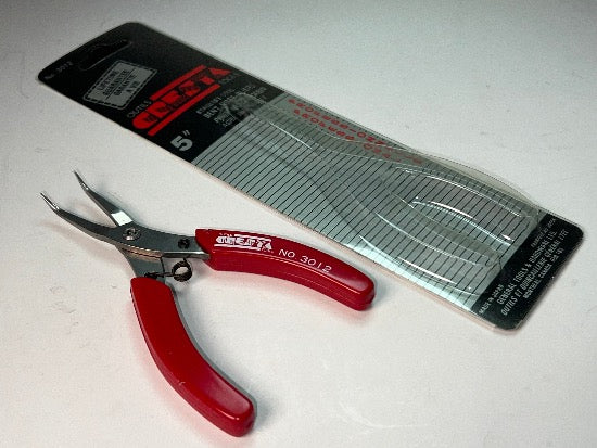 New Old Stock General Tools Made in Japan 5" Stainless Steel SMOOTH Jaw Bent Nose Needle Nose Pliers - Cardon Tools