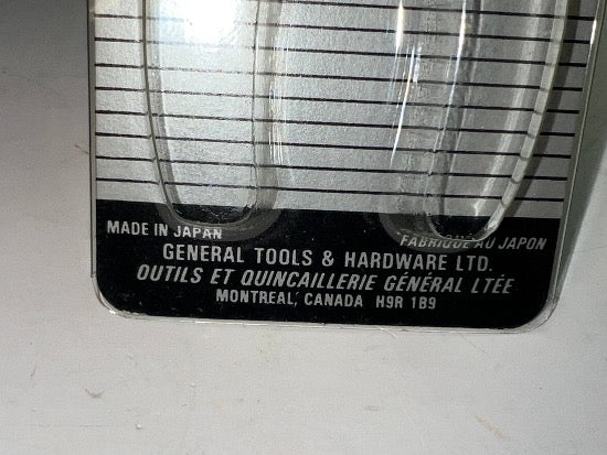 New Old Stock General Tools Made in Japan 5" Stainless Steel SMOOTH Jaw Bent Nose Needle Nose Pliers - Cardon Tools