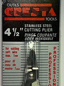 New Old Stock General Tools Made in Japan 4-1/2" Stainless Steel Flat Jaw Cutting Pliers - Cardon Tools