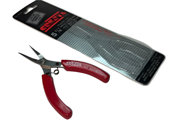 New Old Stock General Tools Made in Japan 5-1/8" Stainless Steel SMOOTH Jaw Needle Nose Pliers - Cardon Tools