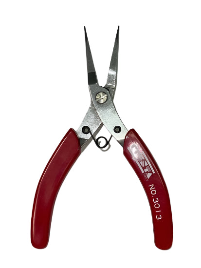 New Old Stock General Tools Made in Japan 5-1/8" Stainless Steel SMOOTH Jaw Needle Nose Pliers - Cardon Tools
