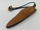Beautiful Vintage ( 1995)  Hand Made Eric Seguin 3-5/8" Blade Fixed Blade Knife with Sheath Made in Canada