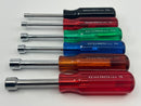 New Old Stock Proto USA made 6pc Hollow Shaft Nut Driver Set 3/16" - 1/2" Range - Discontinued