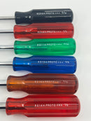 New Old Stock Proto USA made 6pc Hollow Shaft Nut Driver Set 3/16" - 1/2" Range - Discontinued