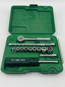 New Old Stock USA Made SK S-K 13pc 1/4" Drive Ratchet & 6pt  Socket Set