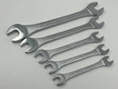 New Old Stock 5pc Williams /  Vulcan USA made Metric Wrench Set 10mm - 19mm Range EWM - Series