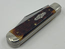 New Old Stock 2019  Great Eastern Cutlery - Northfield Cutlery PA USA Hand Crafted Folding Knife - Autumn Gold Jigged Bone Handle