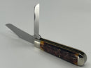 New Old Stock 2019  Great Eastern Cutlery - Northfield Cutlery PA USA Hand Crafted Folding Knife - Autumn Gold Jigged Bone Handle