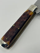 New Old Stock 2019  Great Eastern Cutlery - Northfield Cutlery PA USA Hand Crafted Folding Knife - Autumn Gold Jigged Bone Handle