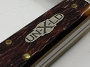 New Old Stock 2019  Great Eastern Cutlery - Northfield Cutlery PA USA Hand Crafted Folding Knife - Autumn Gold Jigged Bone Handle