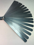 Facom 804.LF Round Tip  LONG Metric Feeler Gage Set FLUO 19 Blades 0.04mm-1mm Range - Cardon Tools