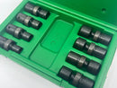 New Old Stock SK S-K USA made 8 pc 1/2" Drive UNIVERSAL Impact Socket Set 1-2" - 15/16" Range No. 34301