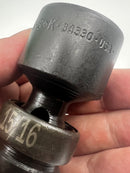 New Old Stock SK S-K USA made 8 pc 1/2" Drive UNIVERSAL Impact Socket Set 1-2" - 15/16" Range No. 34301