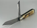 New Old Stock 2019  Great Eastern Cutlery - Tidioute Cutlery PA USA Hand Crafted Folding Knife - Natural Oily Creek Bone Handle
