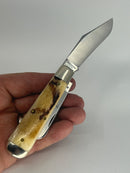 New Old Stock 2019  Great Eastern Cutlery - Tidioute Cutlery PA USA Hand Crafted Folding Knife - Natural Oily Creek Bone Handle