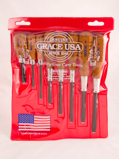 GRACE USA Made Original Gun Care Screwdriver Set HG-8 - Cardon Tools