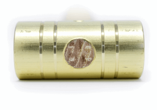 GRACE USA Made 4 Ounce Brass Hammer BH-4 with Hickory Handle - Cardon Tools