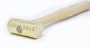 GRACE USA Made 32 Ounce Brass Hammer BH-32 with Hickory Handle - Cardon Tools