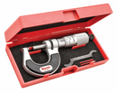 Starrett T231XRL Micrometer 0-1” Range, .0001” Grad, Carbide Faces, Ratchet Stop, Lock Nut - Cardon Tools