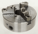SCA Sweden 10" 2pc Hard Jaw 3 Jaw STEEL Flat / Plain Back Lathe Chuck - Cardon Tools