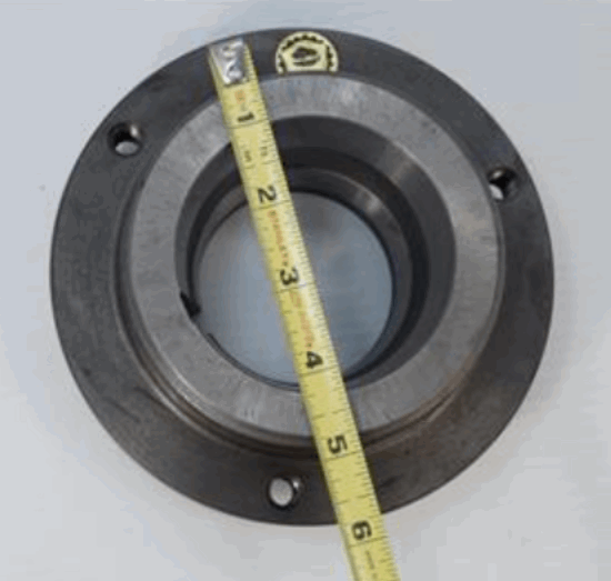 Bison 6-1/4" Set-Tru Lathe Chuck Adapter / Back Plate. L0 L-0 back 8255-6 1/4"-L0 - Cardon Tools