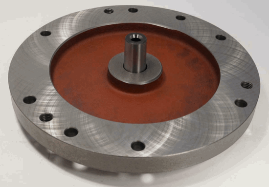Bison Poland 10" Set-Tru Lathe CHUCK Backplate Adapter for Rotary Table