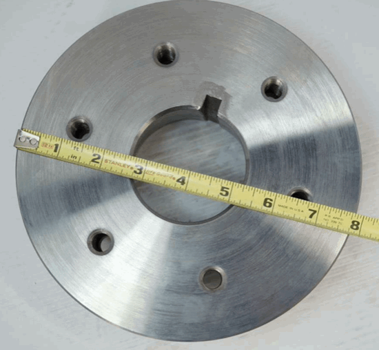 Kalamazoo Chuck USA 12" L-0 L0 STEEL Grip Set / Adjust Tru lathe Chuck Backplate - Cardon Tools