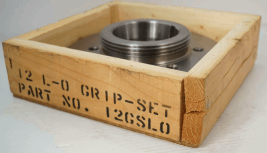 Kalamazoo Chuck USA 12" L-0 L0 STEEL Grip Set / Adjust Tru lathe Chuck Backplate - Cardon Tools
