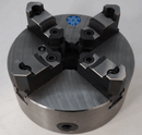 SCA  Sweden 8" STEEL 4-Jaw Precision Self Centering Lathe Chuck Plain Back 2pc Jaws - Cardon Tools