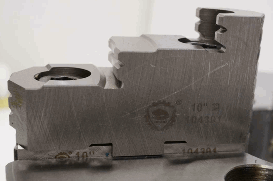 Bison 10" Steel 3-Jaw 2pc Jaws Lathe Chuck - A8 A1-8 mount- Demo Model 7-821-1018 - Cardon Tools