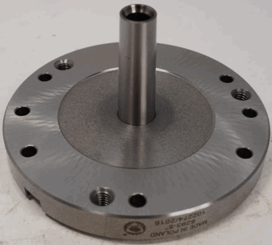Bison 3 Mt 5" Lathe Backplate Chuck Adapter for Rotary Table Mill Fixture