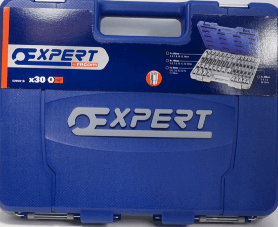 Expert by FACOM 1/2" Drive 30pc Metric Hex Bit Socket Set 5mm-19mm E200516 - Cardon Tools