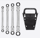 New Old Stock TEKTON  Flex-Head RATCHETING Double Box End Wrench Set 5/16" - 3/4" - Discontinued - Cardon Tools