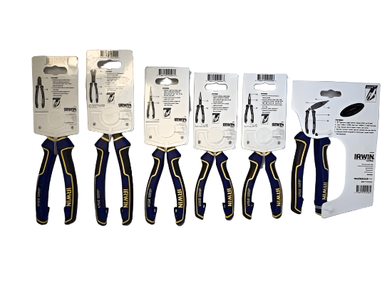 6pc New Old Stock  Irwin Vise-Grip MADE IN GERMANY by NWS Ergomulti ,High Leverage Cutters, Long Nose , Diagonal Plier - Cardon Tools