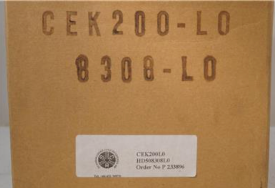 SCA Sweden STEEL PRECISION 2pc JAW 8" 3-Jaw Chuck L0 L-0 Back CEK200L0 - Cardon Tools