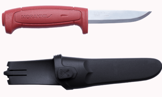 Morakniv  Basic 511 Carbon Steel Workshop or Belt Knife Made in Sweden - Cardon Tools