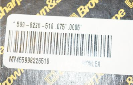 New Old Stock Brown & Sharpe USA 599-8226-510 .0005" Dial Indicator - Cardon Tools