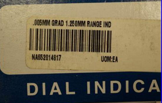 Mahr Federal USA made 1.250mm Range Dial Indicator. 0.005mm GRADUATIONS - Cardon Tools