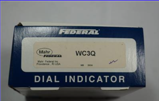 Mahr Federal USA made WATERPROOF 0.05" Range Dial Indicator. 0.0005" GRAD - Cardon Tools